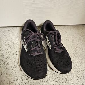 Brooks Black and White Ghost 16 Athletic Shoes